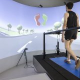 Grâce aux nouvelles installations du Swiss BioMotion Lab au CHUV à Lausanne, il sera possible d'étendre les études sur l'arthrose à des populations plus grandes, d'obtenir des profils de marche plus complets et de proposer de la rééducation plus ciblée et personnalisée. Keystone/CYRIL ZINGARO